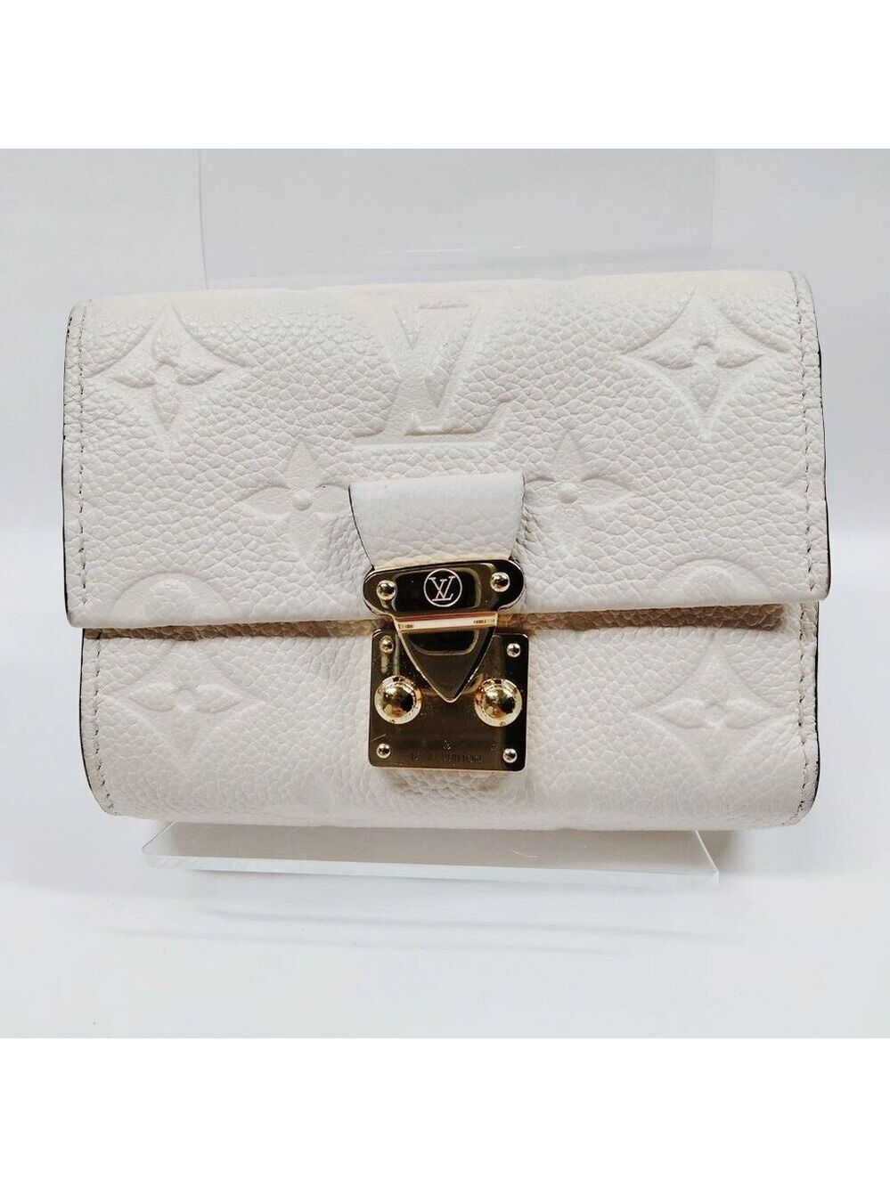 Louis Vuitton LV Wallet White Monogram Empreinte 430-081825